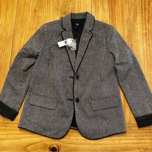 GAP Gray Blazer with Black Lining NWT